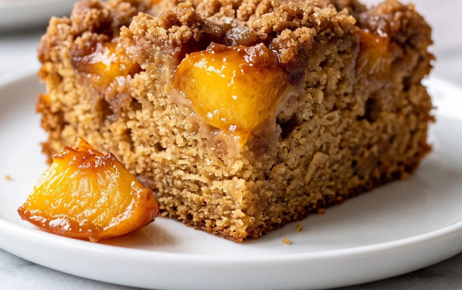 Brown Sugar Peach Cake