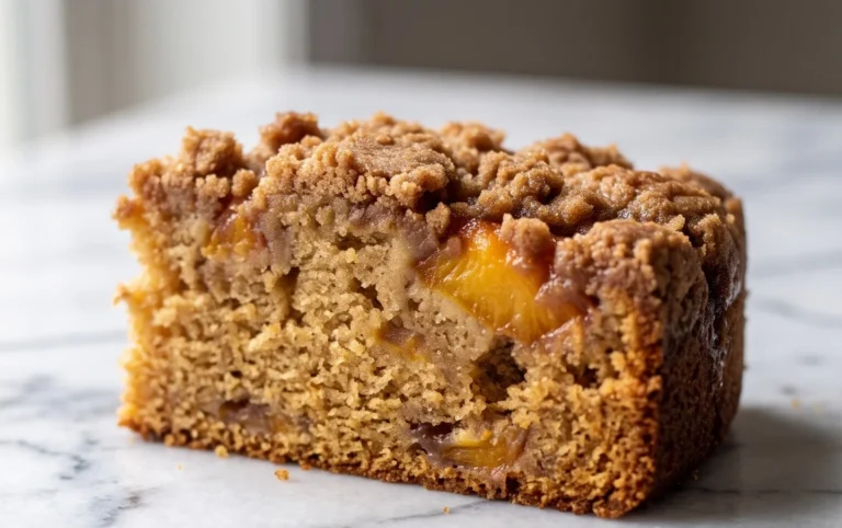 Brown Sugar Peach Cake