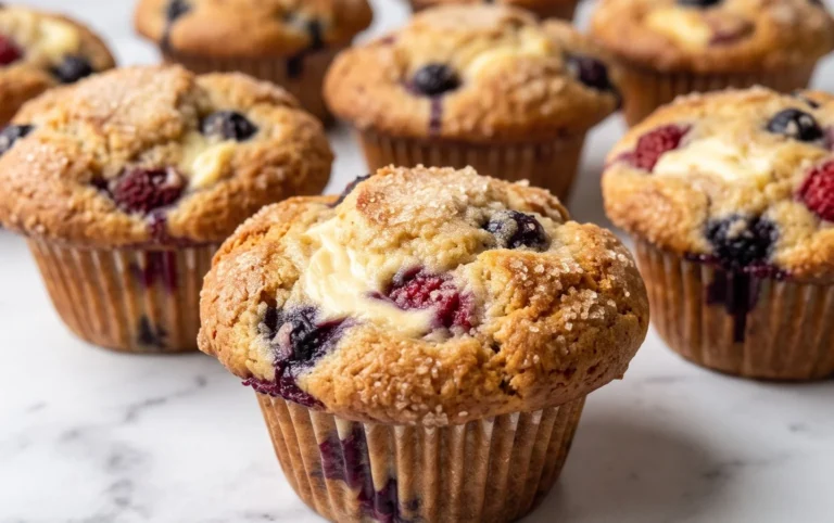 Berry Cream Cheese Muffins