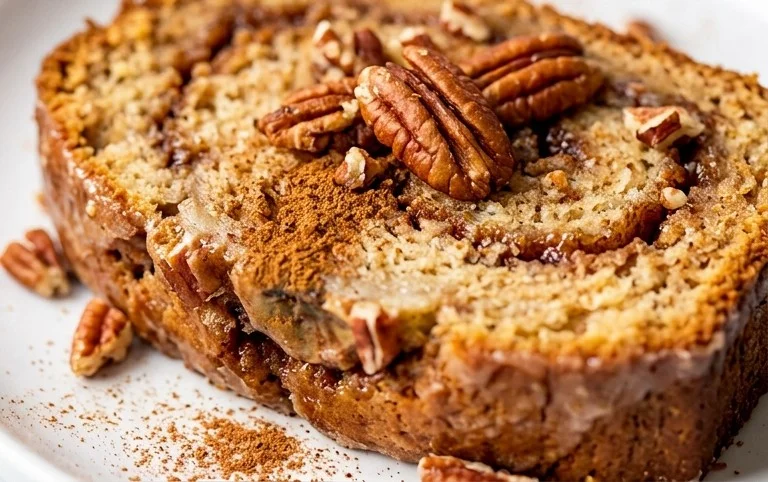Cinnamon Roll Banana Bread
