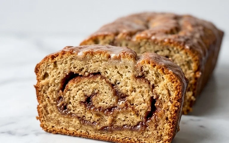 Cinnamon Roll Banana Bread