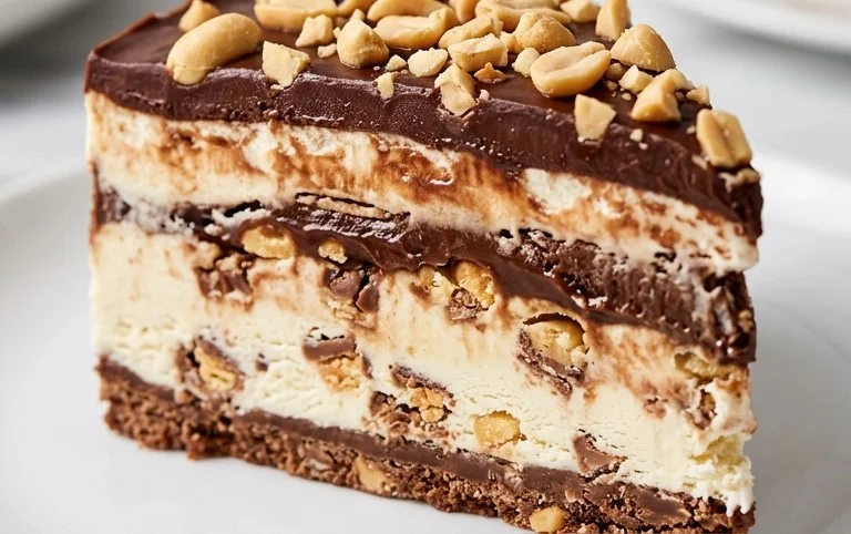 Buster Bar Ice Cream Cake