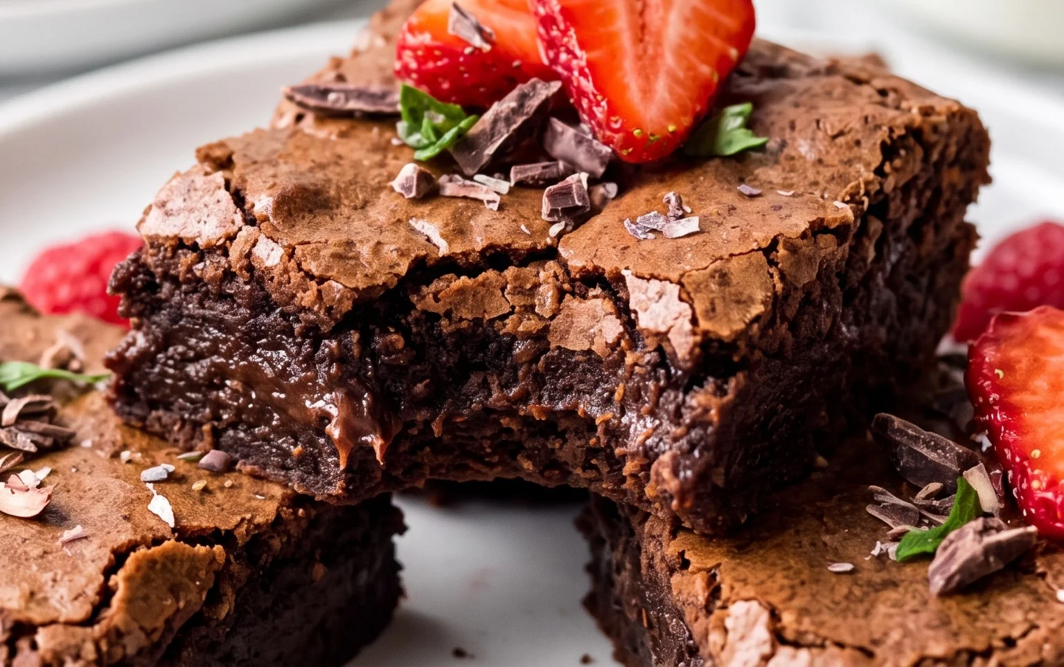 Flourless Chickpea Brownies (Vegan & Gluten Free)